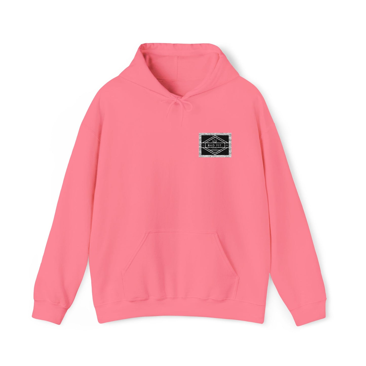 Hoodie • Minimal Black Ink Wave Chest Graphic