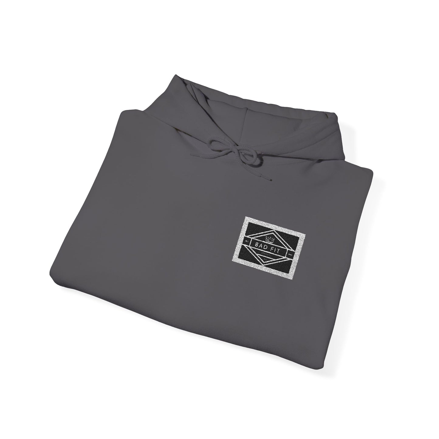 Hoodie • Minimal Black Ink Wave Chest Graphic
