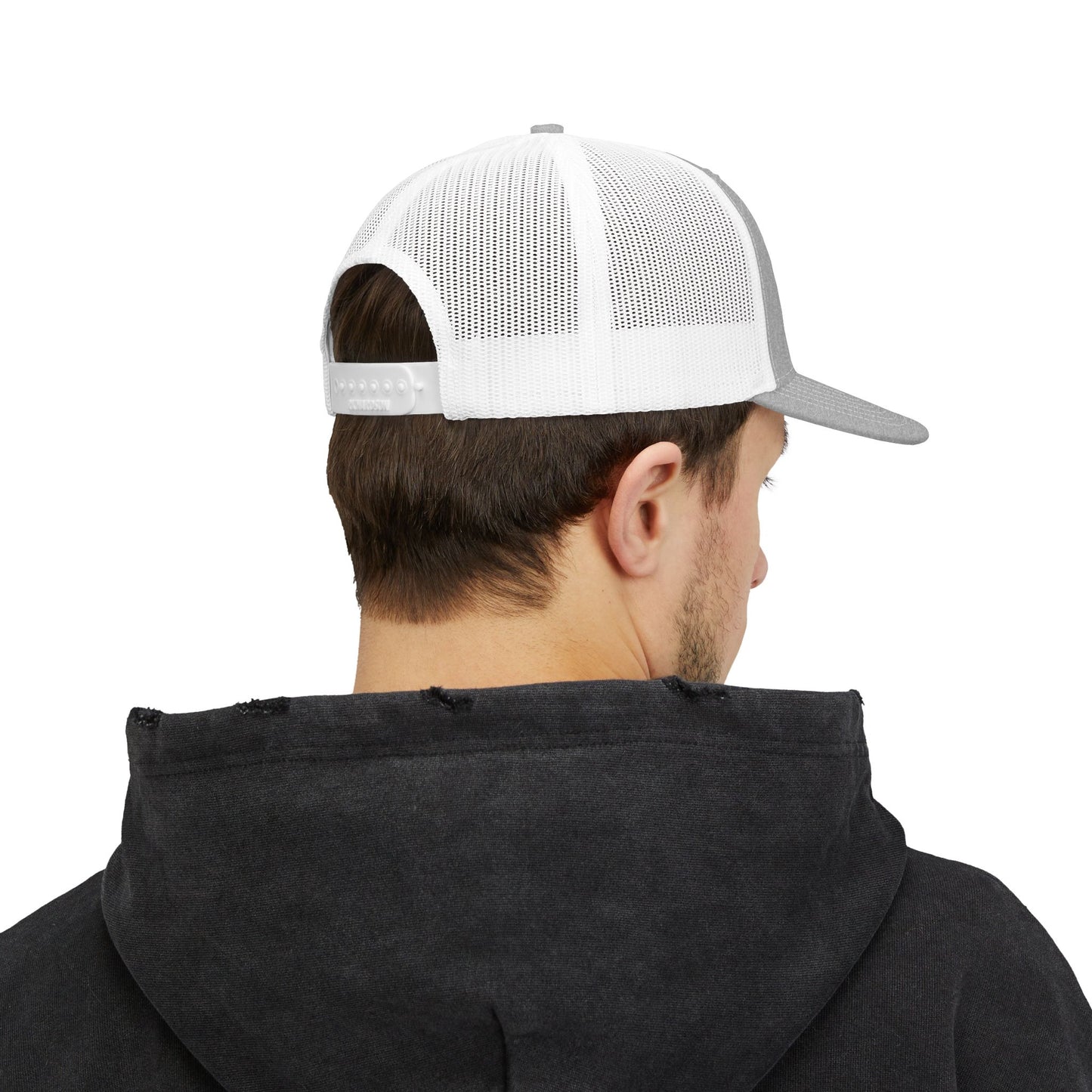 Bad Fit Orange Embroidered Trucker Cap